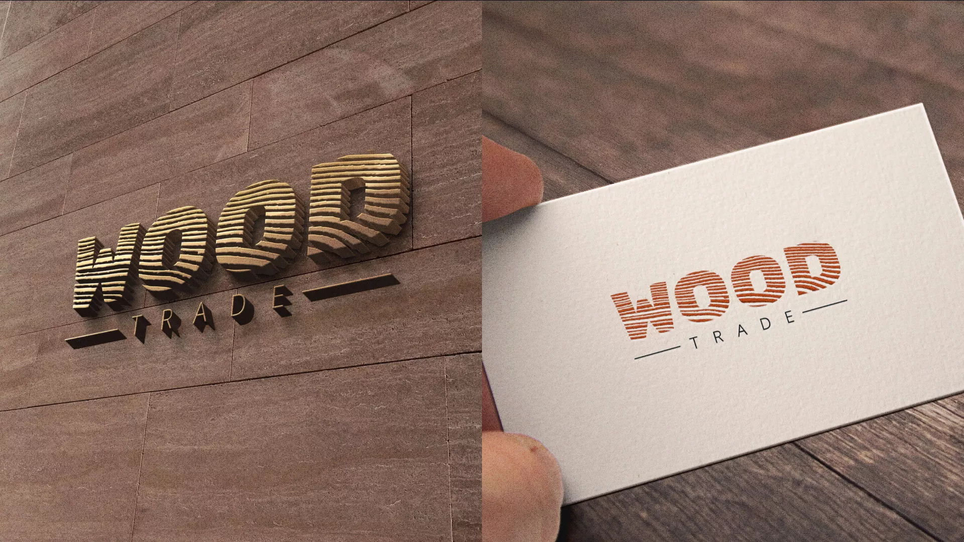 Разработка логотипа для компании «Wood Trade» в Коркино