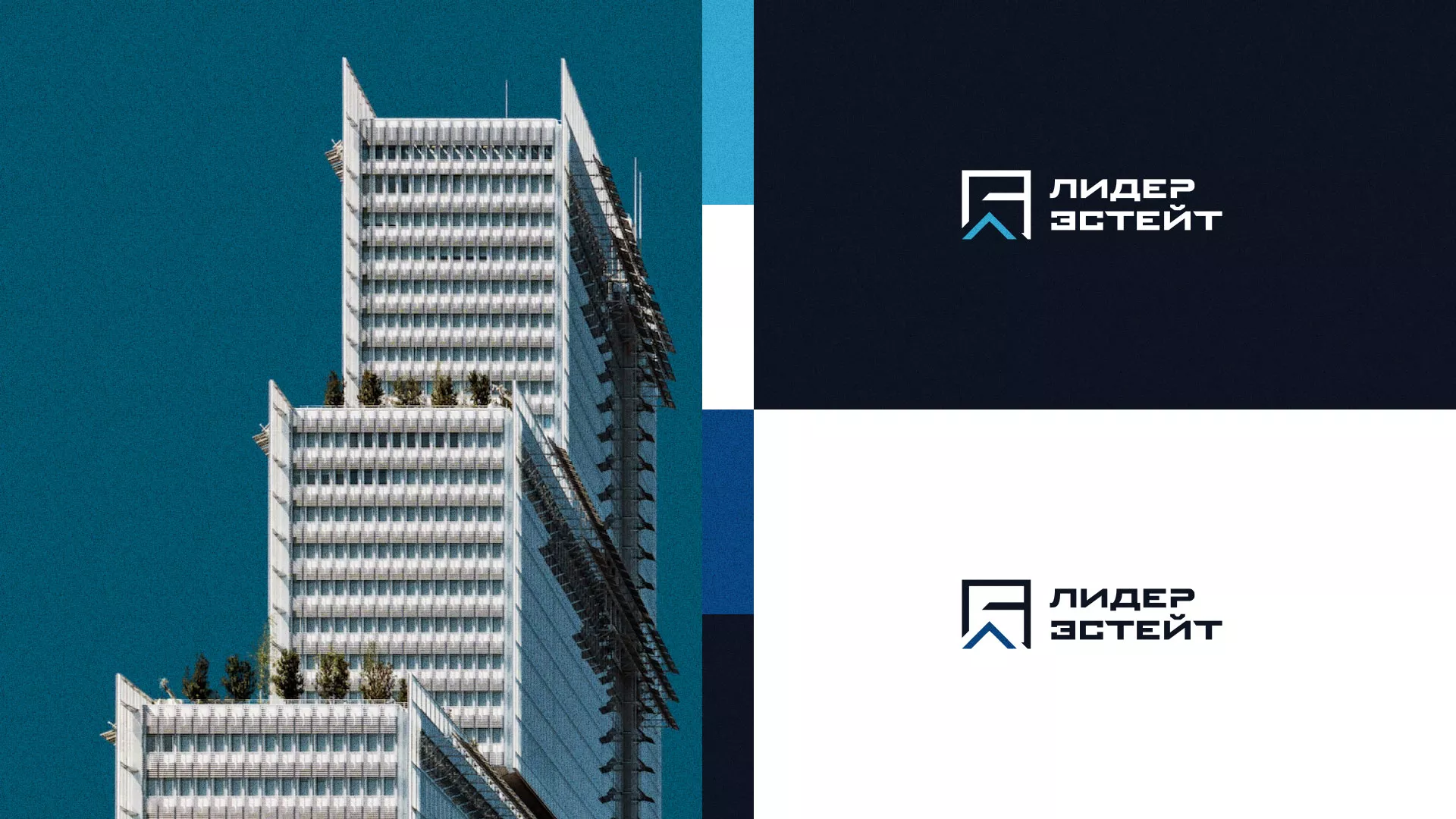 Разработка логотипа агентства недвижимости «Лидер Эстейт» в Коркино