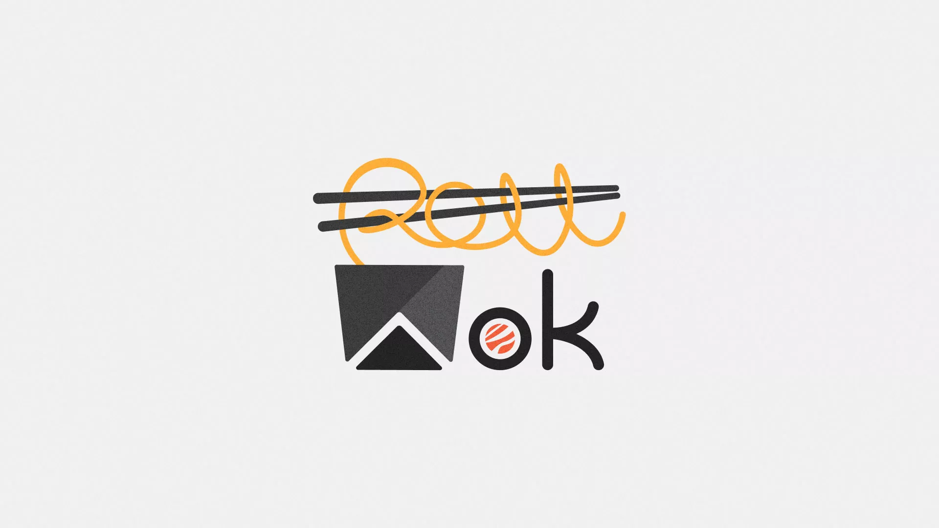 Разработка логотипа в Коркино для суши-бара «Roll Wok Club» Разработка логотипа в Коркино для суши-бара «Roll Wok Club»